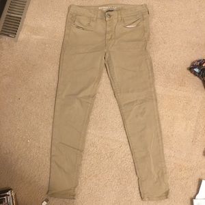 American Eagle khakis, size 8.